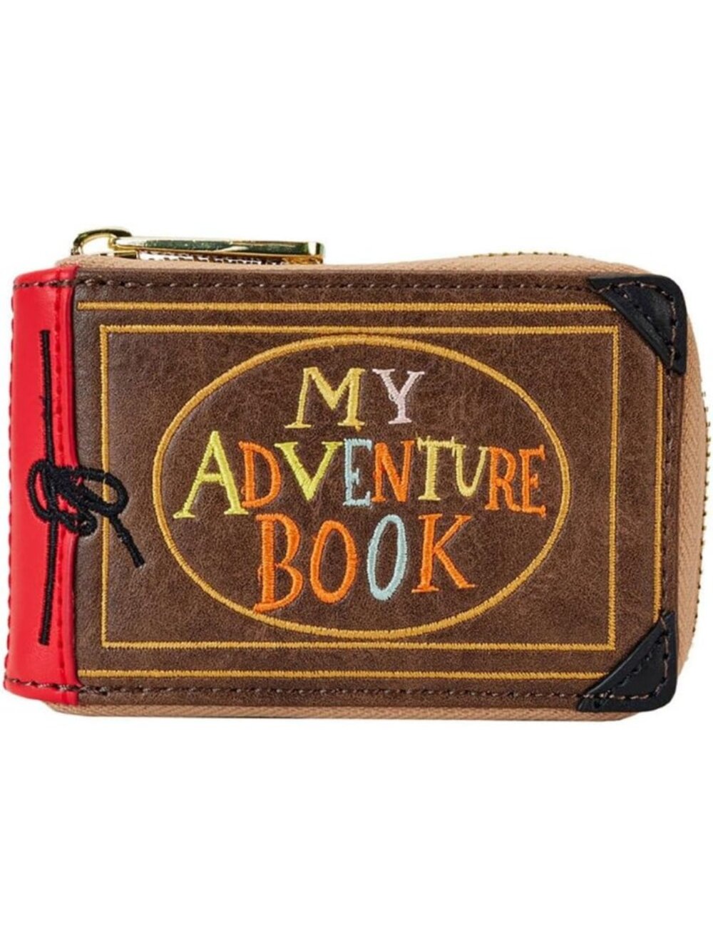 Adventure Book Accordion Zip Wallet - 15th Anniversary, Black Lounge Accessory
